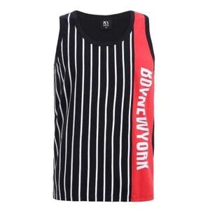 Red And Black Mens Tank Top
